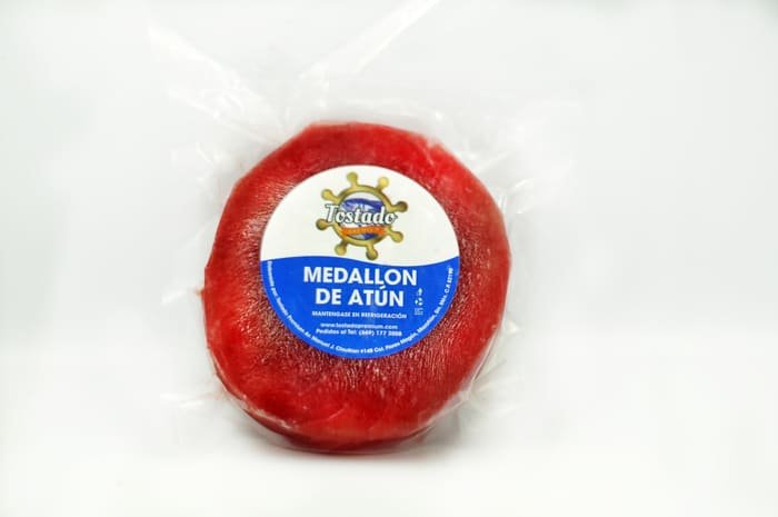 Medallón de atún redondo
